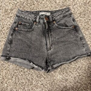 Garage Gray Mom Shorts